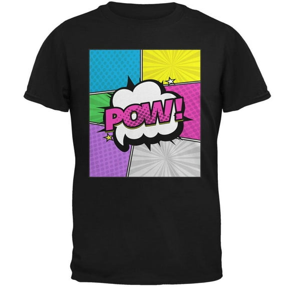 Halloween Pop Art Costume Mens T Shirt Black X-LG