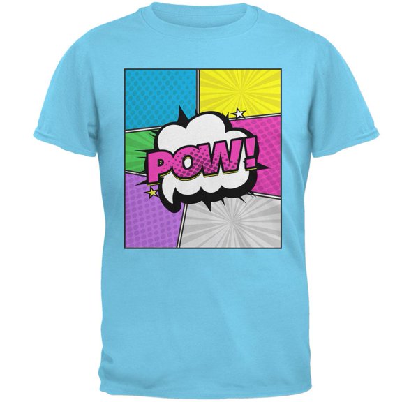 Halloween Pop Art Costume Mens T Shirt Sky X-LG