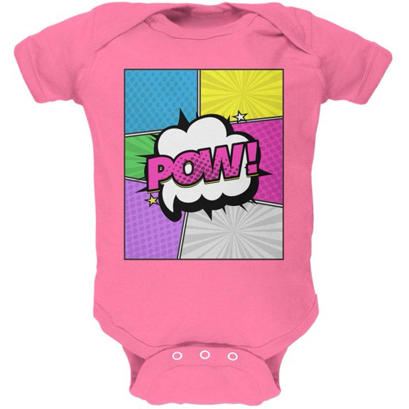 Halloween Pop Art Costume Soft Baby One Piece Raspberry 3 Month