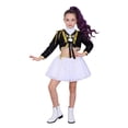 thumbnail image 1 of Halloween Pop Star Stage Cosplay Costume for Girls, Fancy Popular Singers Idol Stage Halloween Costume Outfit Set, Birthday Party Dress for Role Play Stage, 130, 1 of 9