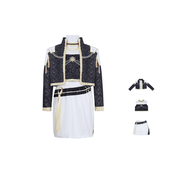 Halloween Pop Star Stage Outfit Sets, Funny Halloween Anime Cosplay Costumes Dress Up Props, Music Idol Cosplay Costume for Halloween Party