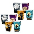 thumbnail image 1 of Halloween Popcorn Boxes, Bloodstain Hand-Themed Popcorn Boxes, Spooky Ghost Bat Designs for Halloween Party Treat Containers, Durable Foldable Candy Serving Boxes, 1 of 5