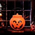 thumbnail image 1 of Halloween Portable Jack O Lantern Bucket Reusable Pumpkin Storage Pail Fall Holiday Candy Holder Indoor Outdoor Seasonal Party Yard Home Decor Supplies, 1 of 6