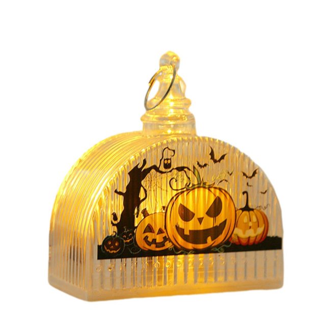 Halloween Portable Lanterns Candle LED Halloween Lamp Lights, LED Home