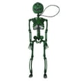 thumbnail image 1 of Halloween Poseable Skeleton Decor - 17" Flexible Skull & Bone Animatronic for Outdoor Scary Displays, Lawn Haunts & Spooky Parties, 1 of 4