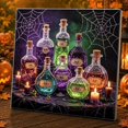 thumbnail image 1 of Halloween Potion Bottle 3D Pearl Diamond Art Kit Full Drill Shaped Rhinestone Painting for Adults Beginners Gothic Skull Spider Web Candle Wall Decor Holiday Handmade Gift, 1 of 8