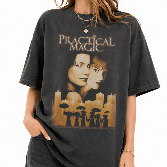 Halloween Practical Magic 1998 Shirt, Vintage Witch Movie T-shirt, Halloween Spooky Season Witch Shirt
