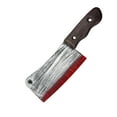 thumbnail image 1 of Halloween Prank Plastic Prop Knife Horror Movie Fake Butcher Knife Safe Toy Costume Accessory Party Decoration Trick Accessory, 1 of 8