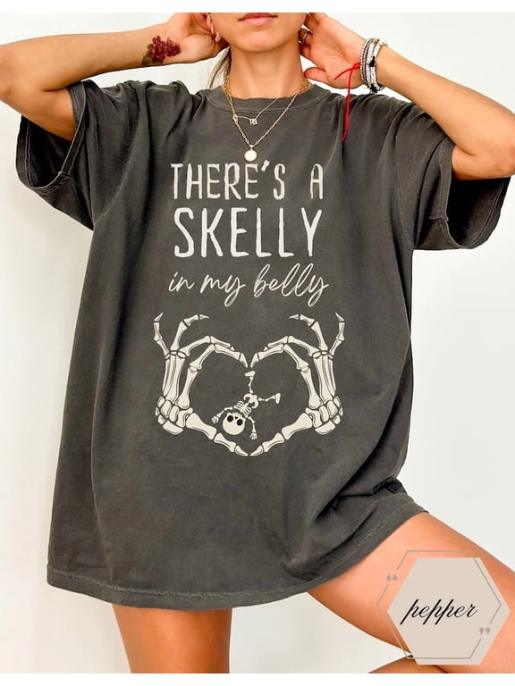 Halloween Pregnancy Shirt, October Pregnancy Announcement, Spooky Mama Shirt, Funny Pregnancy Tshirt