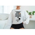 thumbnail image 1 of Halloween Pregnancy Sweatshirt, Skeleton Pregnancy Reveal Shirt, New Mom Baby Announcement Hoodie, 1 of 5