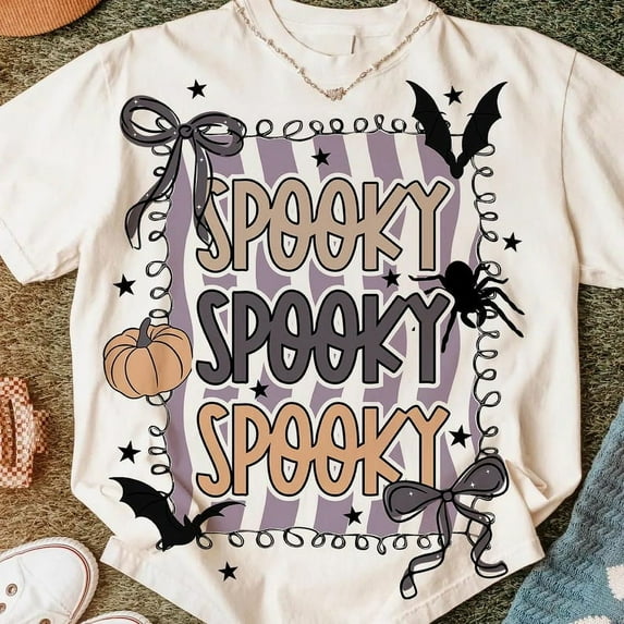 Halloween Preppy Shirt, Retro Halloween Shirt, Halloween Sublimation Shirt, Pumpkin Shirt, Halloween Fall Shirt