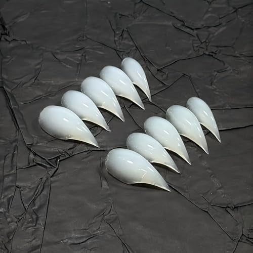 Halloween Press Claw on Nails  Long Short Medium Curved Stiletto Handmade Gothic Design Horror Vampire False Nails Dragon Cat Claw Press on Nails Glossy Glue on Nail Thick Acrylic False Nails