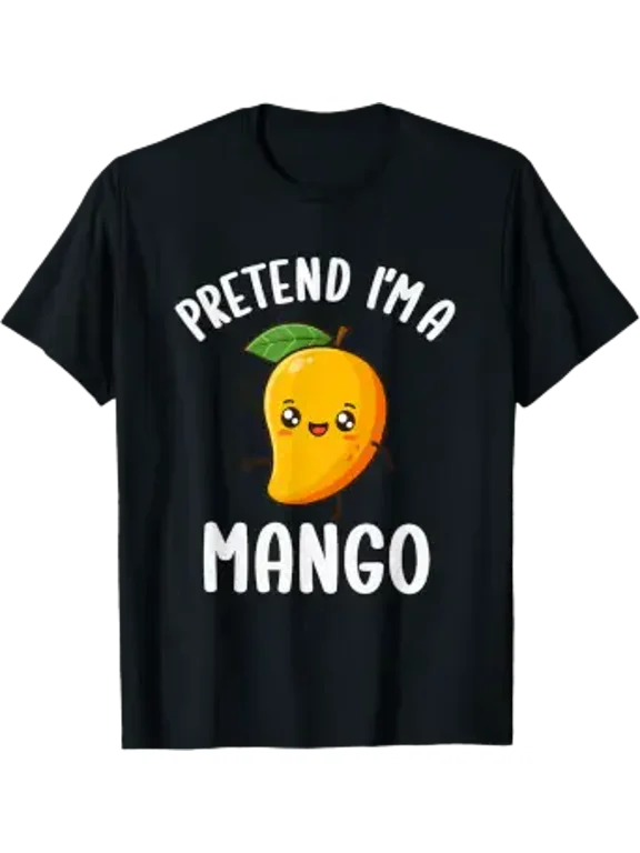 Halloween Pretend I'm A Mango Fruit Costume Gift Ready Design For Casual Style T-Shirt, Size S-5XL