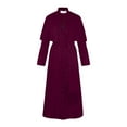 thumbnail image 1 of Halloween Priest Retro Elegant Ecclesiastical Robe with Decorative Buttons, 1 of 4