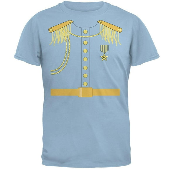 Halloween Prince Charming Costume Light Blue Adult T-Shirt - Small