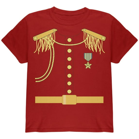 Halloween Prince Charming Costume Youth T Shirt Cardinal Red YLG