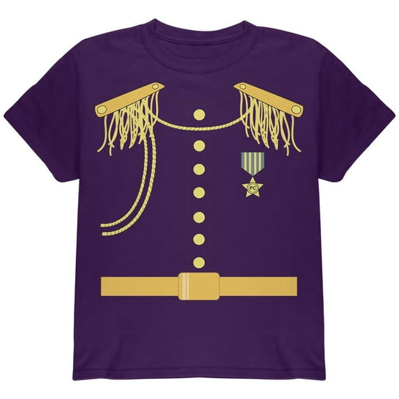 Halloween Prince Charming Costume Youth T Shirt Purple Youth X-SM