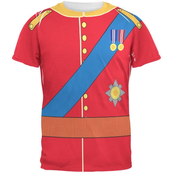 Halloween Prince Charming William Costume All Over Adult T-Shirt - X-Large