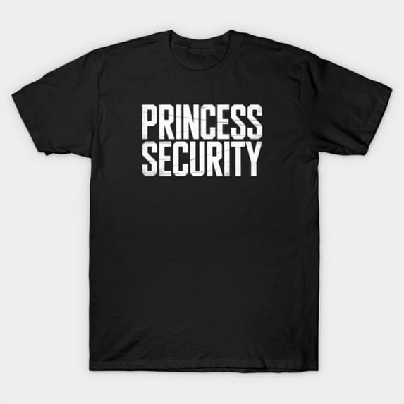 Halloween Princess Security Funny Costume Dad Mom Group Retro Matching G3411 T-Shirt, for men and women, Up to Size 5XL