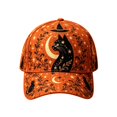thumbnail image 1 of Halloween Print Baseball Cap Adjustable Snapback for Men Women Curved Brim Classic Casual Daily Hat, 1 of 5