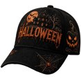thumbnail image 1 of Halloween Print Baseball Cap Snapback Adjustable For Men Women Classic Casual Sports Daily Wear Sun Hat, 1 of 3