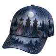 thumbnail image 1 of Halloween Print Baseball Cap Snapback Adjustable For Men Women Classic Casual Sports Daily Wear Sun Hat, 1 of 3