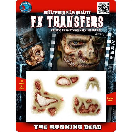 Halloween Professional 3D Tattoo, The Running Dead