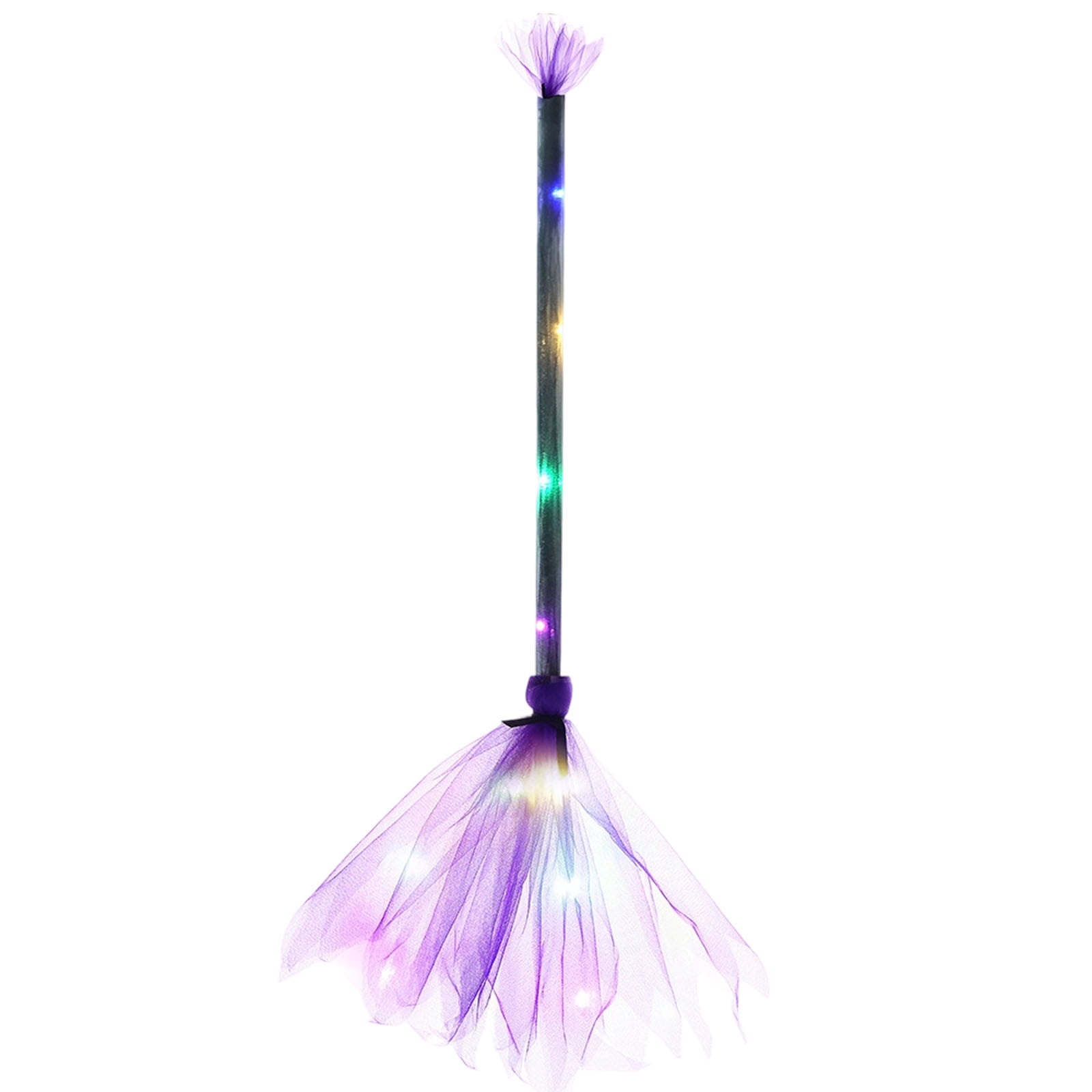 Halloween Props with LED Lights for Witch Realistic Broomsticks for ...