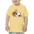 thumbnail image 1 of Halloween Pug And Candy T-Shirt Toddler -Image by Shutterstock,  2 Toddler, 1 of 4