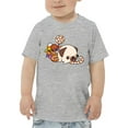 thumbnail image 1 of Halloween Pug And Candy T-Shirt Toddler -Image by Shutterstock,  5 Toddler, 1 of 4