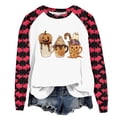 thumbnail image 1 of Halloween Pullover Sweatshirts for Women Funny Halloween Pumpkin Ghost Printed Shirts Casual Long Sleeve Crewneck Fall Fashion Pullovers, 1 of 4