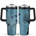 thumbnail image 1 of Halloween Pumpkin 40 oz Coffee Tumbler with Handle Double Wall Travel Mug Decorative Thermal Insulated Coffee Mug for Spring Summer Camping Outdoor, 1 of 7