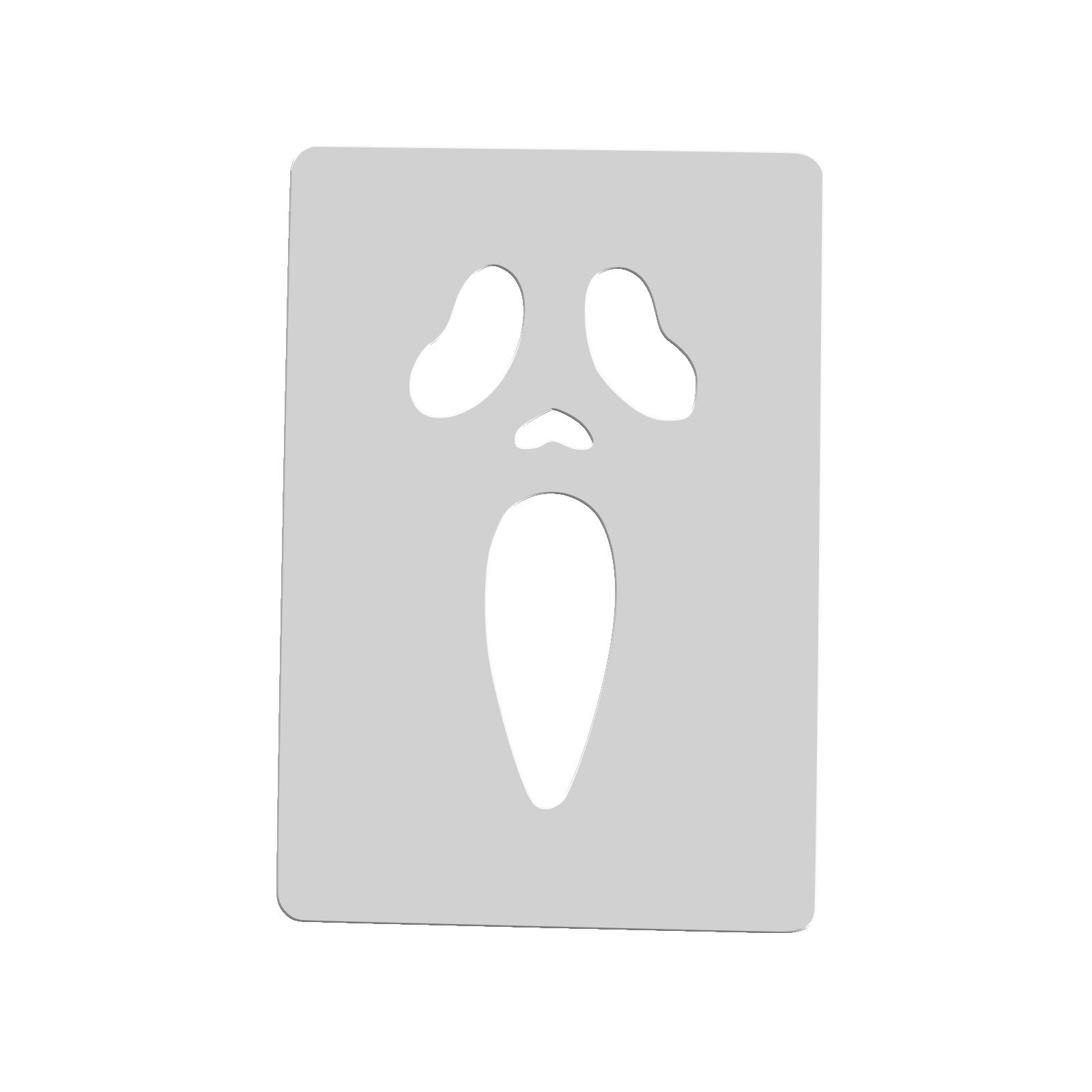 Halloween Pumpkin Acrylic Router Template, Scary Face Woodworking