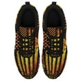 thumbnail image 1 of Halloween Pumpkin America Running Shoes Sneakers Mesh Black Size 11.5, 1 of 5