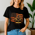 thumbnail image 1 of Halloween Pumpkin American Flag Horror Shirt, Spooky Season Tee, Happy Halloween Shirt , Ghost Pumpkin Tshirt, Funny Holiday Gift,Horror Witchy, 1 of 5