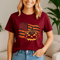 thumbnail image 1 of Halloween Pumpkin American Flag Horror Shirt, Spooky Season Tee, Happy Halloween Shirt , Ghost Pumpkin Tshirt, Funny Holiday Gift,Horror Witchy, 1 of 5