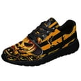thumbnail image 1 of Halloween Pumpkin American flag Shoes Sneakers Black Size 8.5, 1 of 7