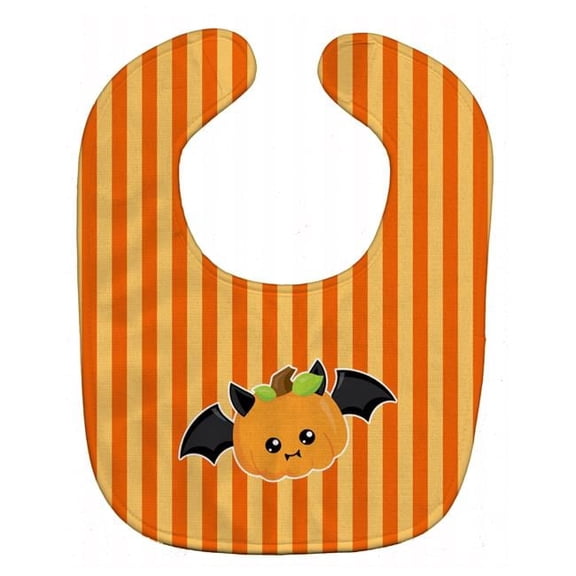 Halloween Pumpkin Bat Baby Bib