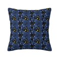 Halloween Pumpkin Bat Decorative Throw Pillow Covers Soft Square