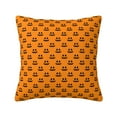Halloween Pumpkin Bat Decorative Throw Pillow Covers Soft Square
