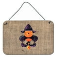 thumbnail image 1 of Halloween Pumpkin Bat Fleur de lis Wall or Door Hanging Prints, 1 of 1