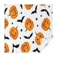 thumbnail image 1 of Halloween Pumpkin Bat Pattern Square Tablecloth,Waterproof Square Table Cover,Wipeable Spillproof Washable Table Cover for Home Kitchen Party Decor 52"x52"(132x132cm), 1 of 6