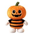 thumbnail image 1 of Halloween Pumpkin Black Bat Stuffed Animal Plush Toys,Soft Toy Gifts for Kids 9 Inch, 1 of 6