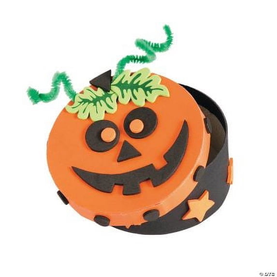 Halloween Pumpkin Boxes 12 - Craft Kits - 12 Pieces