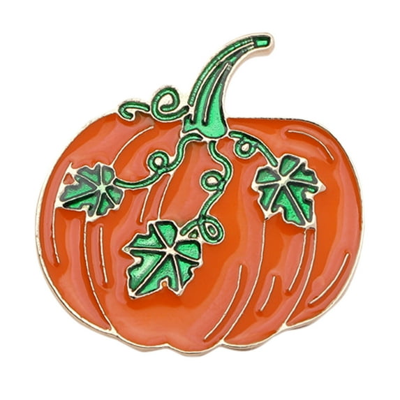 Halloween Pumpkin Brooches Metal Lapel Pins Unique Badges for Both Men and Women for Holidays