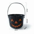 thumbnail image 1 of Halloween Pumpkin Bucket, Small Pumpkin Pail, Halloween Candy Bucket, Plastic Pumpkin Basket, Kids Halloween Decor, 1 of 4