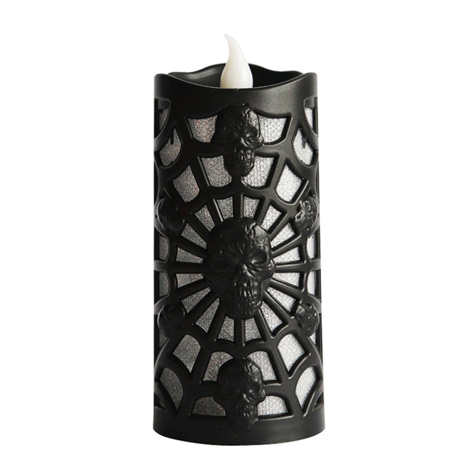 Halloween Pumpkin Candle Lights Halloween Orange Flameless Candle