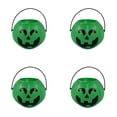 thumbnail image 1 of Halloween Pumpkin Candy Bucket Holders for Kids Trick or Treat, 4 Pack Mini Witches Cauldron Kettle with Handles, Orange Green Pink Party Decor Supply, 1 of 9