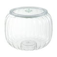 thumbnail image 1 of Halloween Pumpkin Candy Bucket,Plastic Storage Jar with Lid, Clear Airtight Container for Kitchen Pantry,Candy,Modern Design, Easy to Clean, 1 of 6