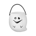 thumbnail image 1 of Halloween Pumpkin Candy Bucket With Handle, Trick Or Treat Ghost Halloween Candy Bucket, Halloween Treat Pail Decorations, 1 of 3